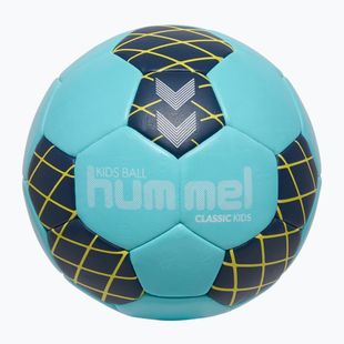 Míč na házenou pro děti Hummel Classic HB Jr light blue/marine/yellow size 0