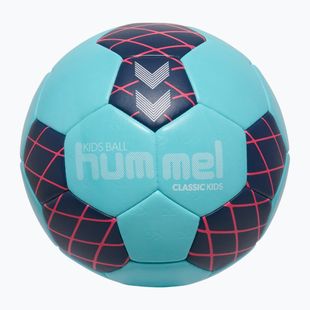 Míč na házenou pro děti Hummel Classic HB Jr light blue/marine/red size 1