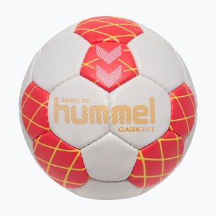 Míč na házenou Hummel Classic Elite HB off white/red/yellow size 1