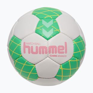 Míč na házenou Hummel Classic Advanced HB off white/green/yellow size 2
