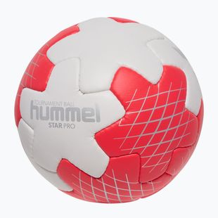 Míč na házenou Hummel Star Pro HB off white/red/silver size 2