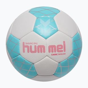 Míč na házenou Hummel Classic Energizer off white/light blue/marine size 0