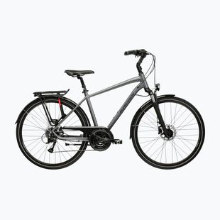 Pánské trekingové kolo KROSS Trans 4.0 grey/black/matte