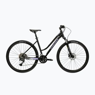 Dámské krosové kolo KROSS Evado 7.0 In black/purple