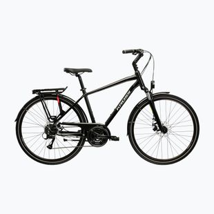 Trekové kolo KROSS Trans 3.0 black/grey/gloss
