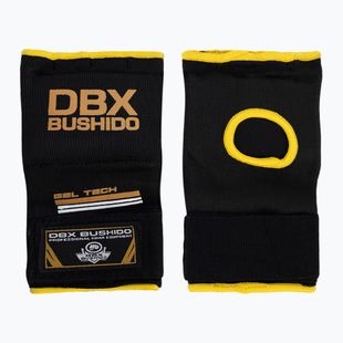 Boxerské rukavice Bushido Gelové Omotávky černé Ark-100017A-S/M