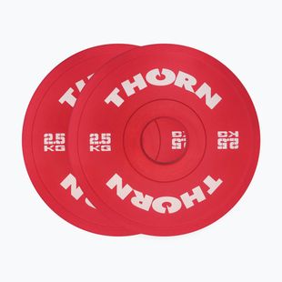 Zátěž THORN FIT Fractional 2 x 5 kg red/white