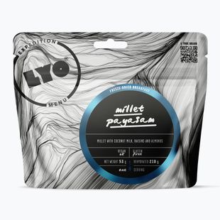 Liofilizované potraviny  LYOFOOD Jáhlová kaše na kokosovém nápoji 210 g