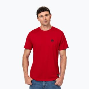Pánské tričko na lezení Pitbull Small Logo red