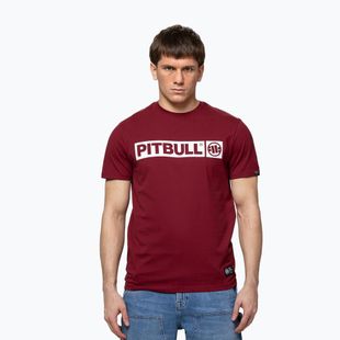 Pánské tričko Pitbull West Coast Hilltop burgundy