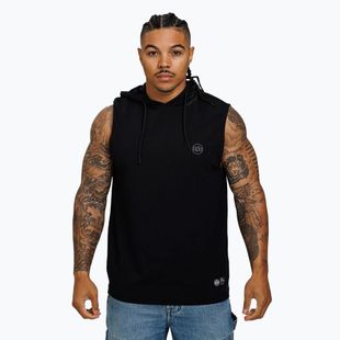 Pánské tílko tank top  Pitbull Hilltop Hooded Sleeveless black