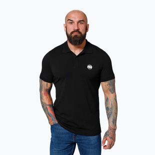 Pánská polokošile Pitbull West Coast Polo Jersey Small Logo black