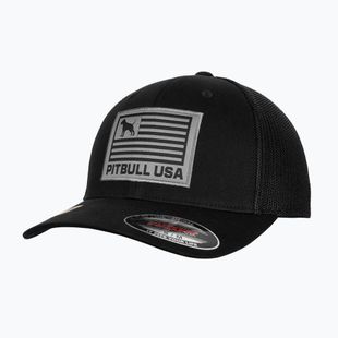 Pánská kšiltovka Pitbull Mesh Full Cap Pitbull Usa Multicam black