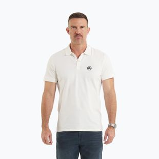 Pánská polokošile Pitbull West Coast Polo Jersey Small Logo white