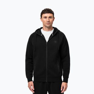 Pánská mikina Pitbull Dogwood Hooded Zip Sweatshirt black
