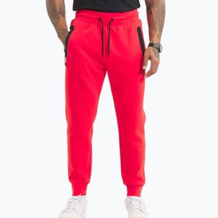 Pánské kalhoty Pitbull Dogwood Track Pants fluo/red