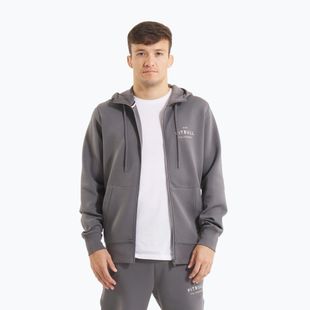 Pánská mikina  Pitbull Sampson Hooded Zip Sweatshirt graphite