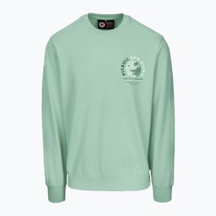 Pánská mikina  Pitbull Planet Surf Crewneck Sweatshirt light mint