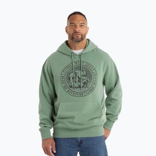 Pánská mikina  Pitbull Vintage Bjj Hooded Sweatshirt washed green