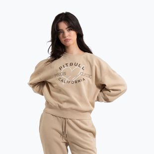 Dámská mikina Pitbull Manzanita Heart Crewneck Sweatshirt sand