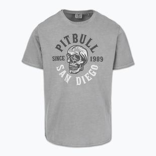 Pánské tričko Pitbull Shkull Logo grey
