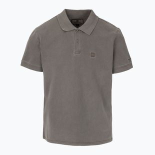 Pánské polotričko Pitbull Washed Polo Shirt dark brown