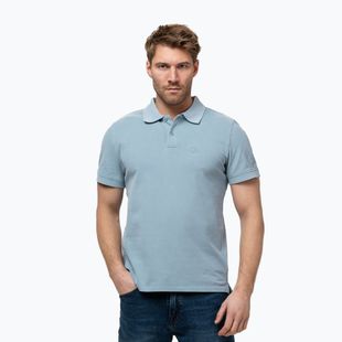 Pánské polotričko Pitbull Washed Polo Shirt washed blue