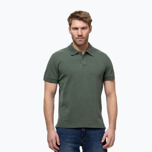 Pánské polotričko Pitbull Washed Polo Shirt sage green