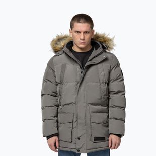 Pánská zimní bunda Pitbull Forest Hooded Parka taupe