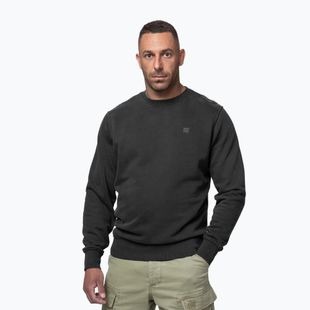 Pánská mikina Pitbull Hackett Crewneck washed dark graphite