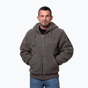 Pánská mikina Pitbull Galaxy Hooded Zip taupe