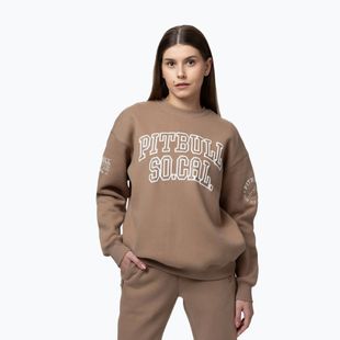 Dámská mikina Pitbull Crewneck Fiora chocolate mousse
