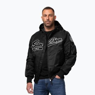 Pánská bunda Pitbull Aero Flight Hooded black