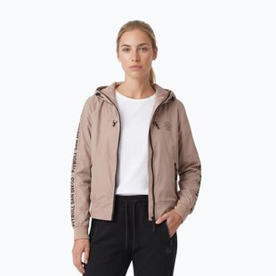 Dámská bunda Pitbull Aaricia Stripes Nylon Hooded dark sand