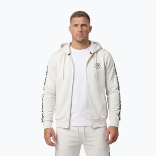 Pánská mikina Pitbull Tape Parker Hooded Zip off white