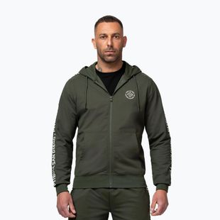 Pánská mikina Pitbull Tape Parker Hooded Zip old green