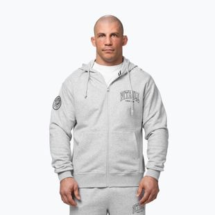Pánská mikina Pitbull Badger Hooded Zip grey/melange