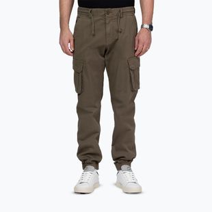 Pánské kalhoty Pitbull Proctor Drawstring Jogger Cargo olive