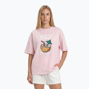 Dámské tričko Pitbull Rest In Pink Oversize strawberry cream