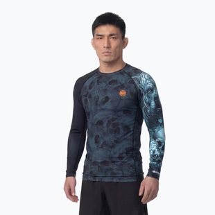 Pánský rashguard s dlouhým rukávem Pitbull Guardian Angel Rashguard black