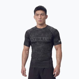 Pánský rashguard Pitbull Hex Camo Hilltop Rashguard olive