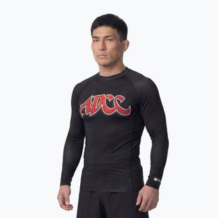 Pánský rashguard s dlouhým rukávem Pitbull ADCC Rashguard black