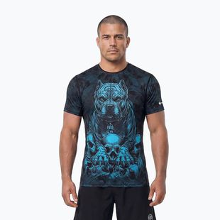 Pánské tričko na lezení Pitbull Mesh Guardian Angel black
