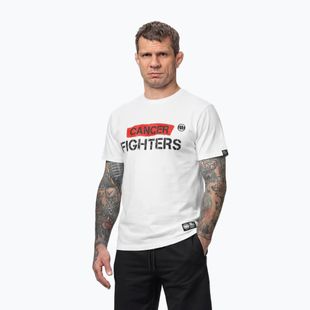 Pánské tričko na lezení Pitbull Cancer Fighters white