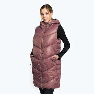 Dámská vesta 4F hnědá H4Z22-KUDP006