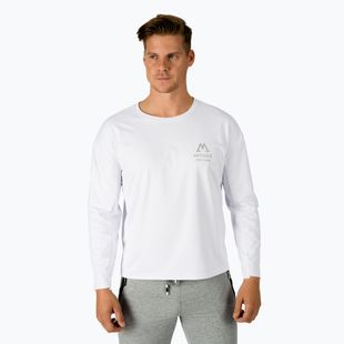 Pánský tréninkový longsleeve MITARE PRO bílý K101