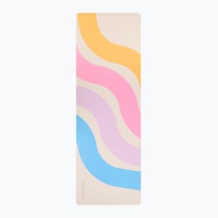 Podložka na jógu/fitness FORCEBAND Wave 4 mm multicolor