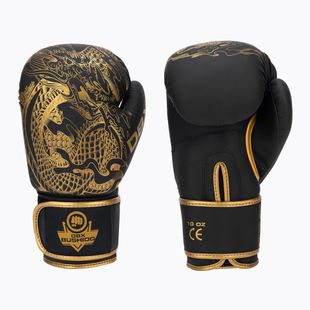 Boxerské rukavice DBX BUSHIDO "Gold Dragon" zlaté/černé
