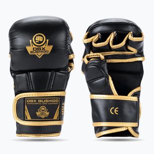 Grapplingové rukavice DBX BUSHIDO Master MMA black/gold