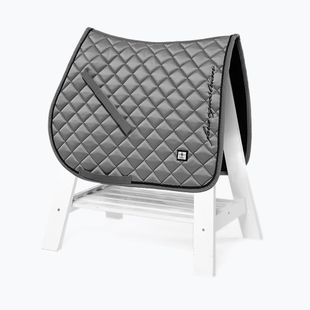 Koňské sedlo Fera Lamina v šedočerné barvě 4.12.l.gr/bl